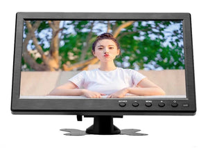 Podofo 10.1"  LCD HD Monitor & Computer Display Color Screen 2Channel Video Input Security Monitor With BNC / AVI / VGA / HDMI