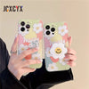 Cute Flower Oil Painting Soft Case