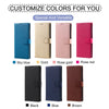 Solid Color PU Leather Phone Case For iPhone (Multi Options Available)