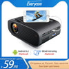 720P Portable Optional Android Wifi Bluetooth LED Projector